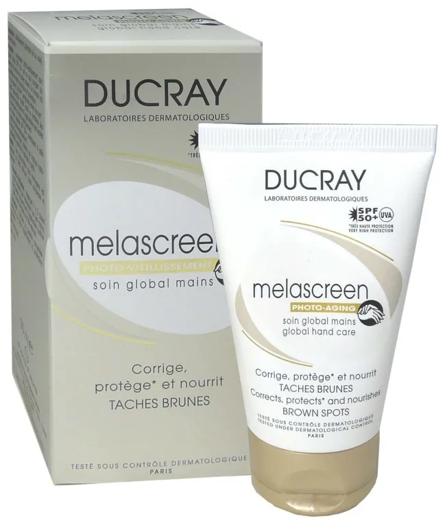 DUCRAY MELASCREEN SOIN GLOBAL MAINS SPF50+ 50ML