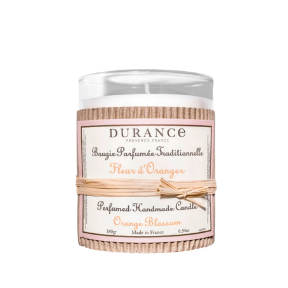 Bougie Traditionnelle Durance Parfum Fleur D'oranger Swann 180 g