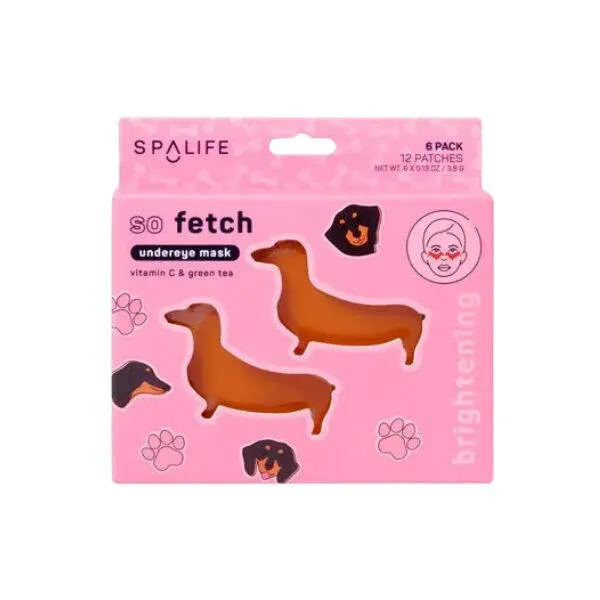 Spalife Masques Éclaircissants pour le Contour des Yeux So Fetch - 6 Paires