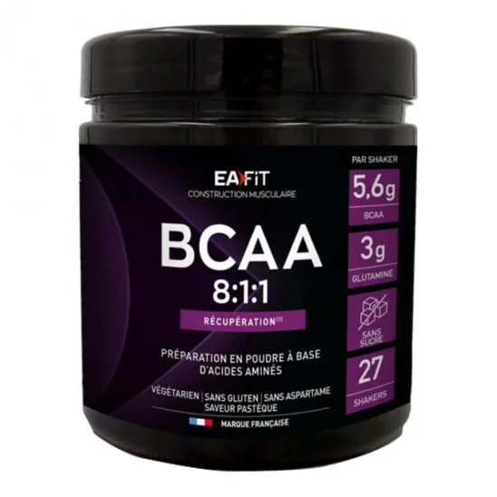 Eafit BCAA 8:1:1 Récupération saveur pastèque 275gr - MyHappyPara