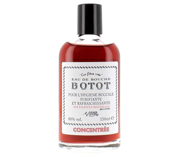 Eau de bouche Botot pour l'hygiène buccale purifiante - Flacon 150 ml
