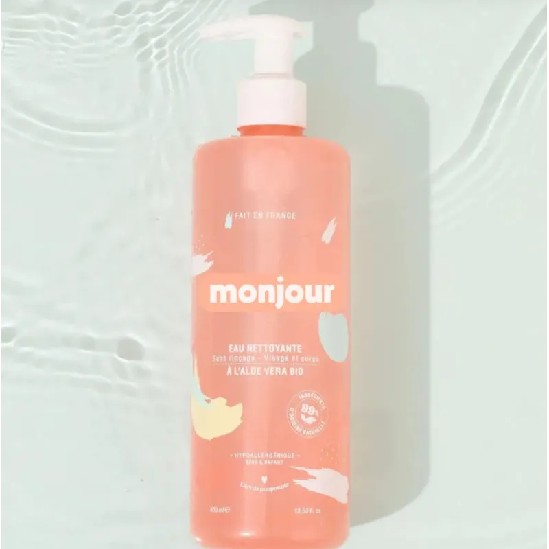 Achat Eau Nettoyante Bébé Visage et Corps Monjour sur AlpenPara.com