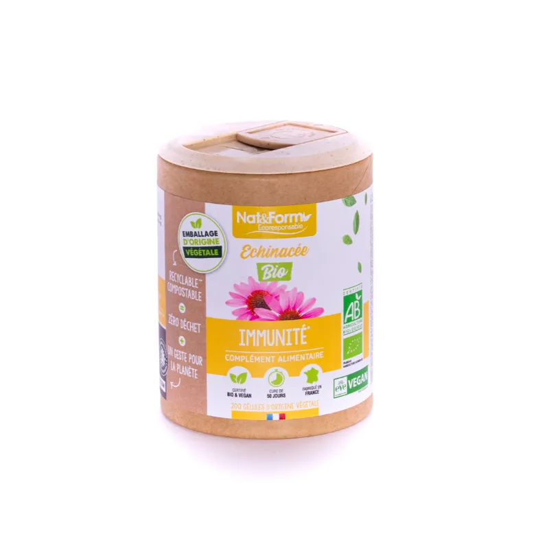 NAT&FORM | Echinacée Bio, Naturelle, made in France | Parapharmacie Alpen Para