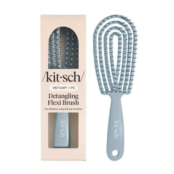 Kitsch Detangling Flexi Brush - Haze Blue
