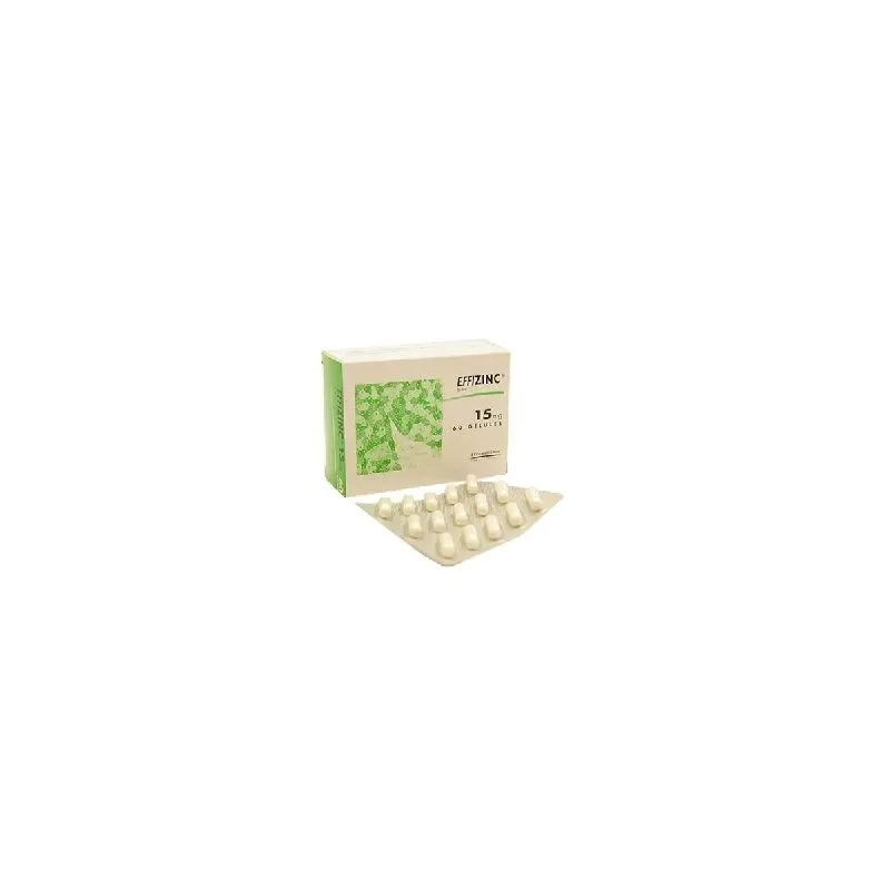 Effizinc 15mg 60 gélules | Nom de la Pharmacie en variable