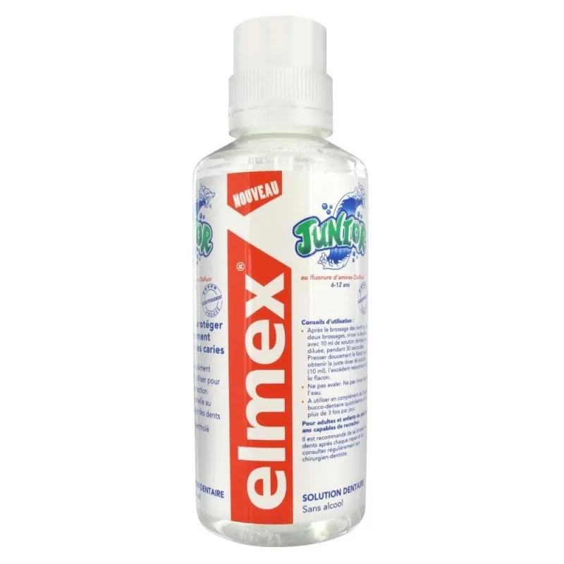 Elmex Junior Solution Dentaire 400 ml | Nom de la Pharmacie en...