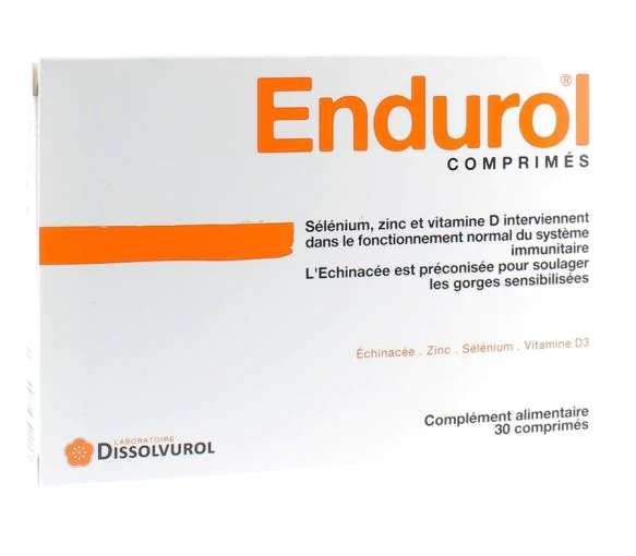 Endurol Vitamine D3 - boîte de 30 comprimés