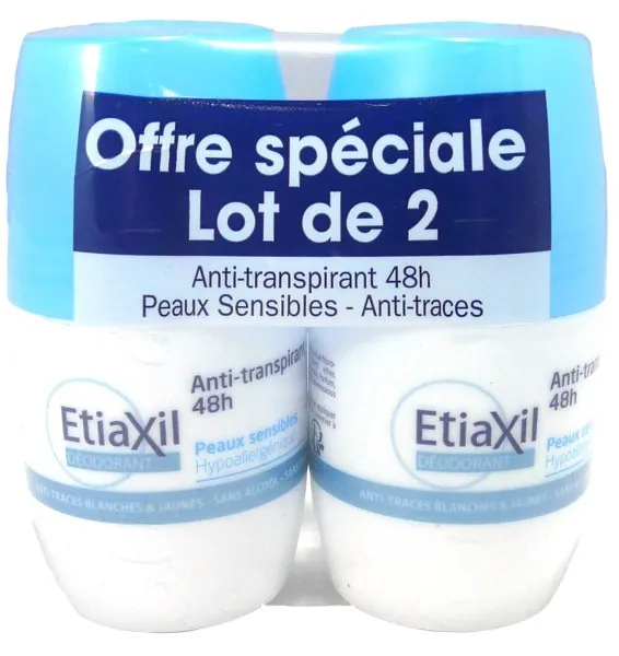 ETIAXIL ANTI-TRANSIPRANT LOT DE 2x50ML