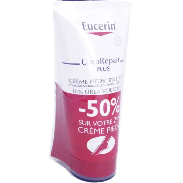 EUCERIN UREAREPAIR PLUS CREME PIEDS 2X 100ML