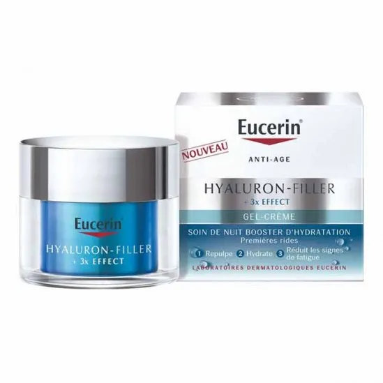 Eucerin Hyaluron Filler+ 3x Effect gel-crème soin de nuit 50ml -...