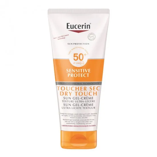 Labokapharma - Eucerin sun protection protect gel-crème toucher sec spf50+ 200ml