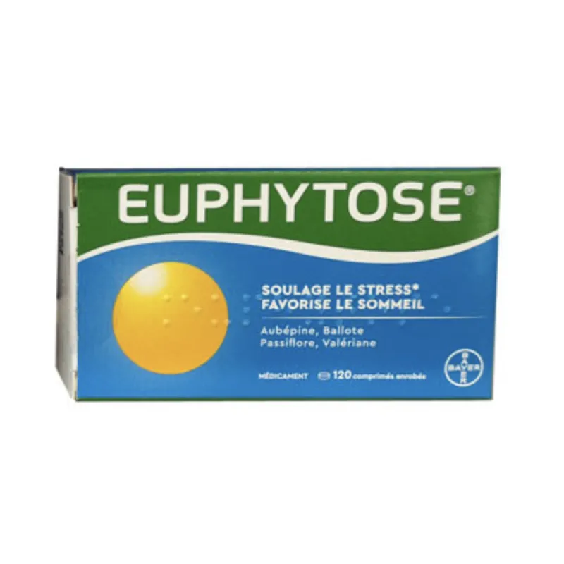 Euphytose Troubles du Sommeil 120 comprimés | Nom de la Pharmacie...