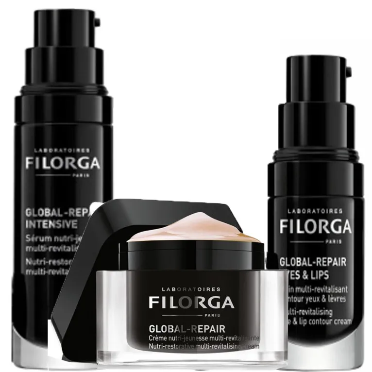 FILORGA PACK GLOBAL REPAIR CREME 50ML + EYES&LIPS 15ML + SERUM 30ML