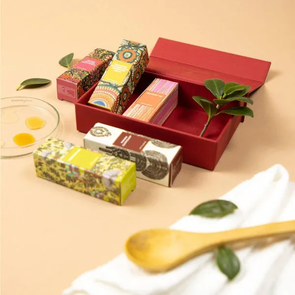 Le Vrai Visage de la Beauté - 5 Mini Huiles Ayurvédiques pour le Visage