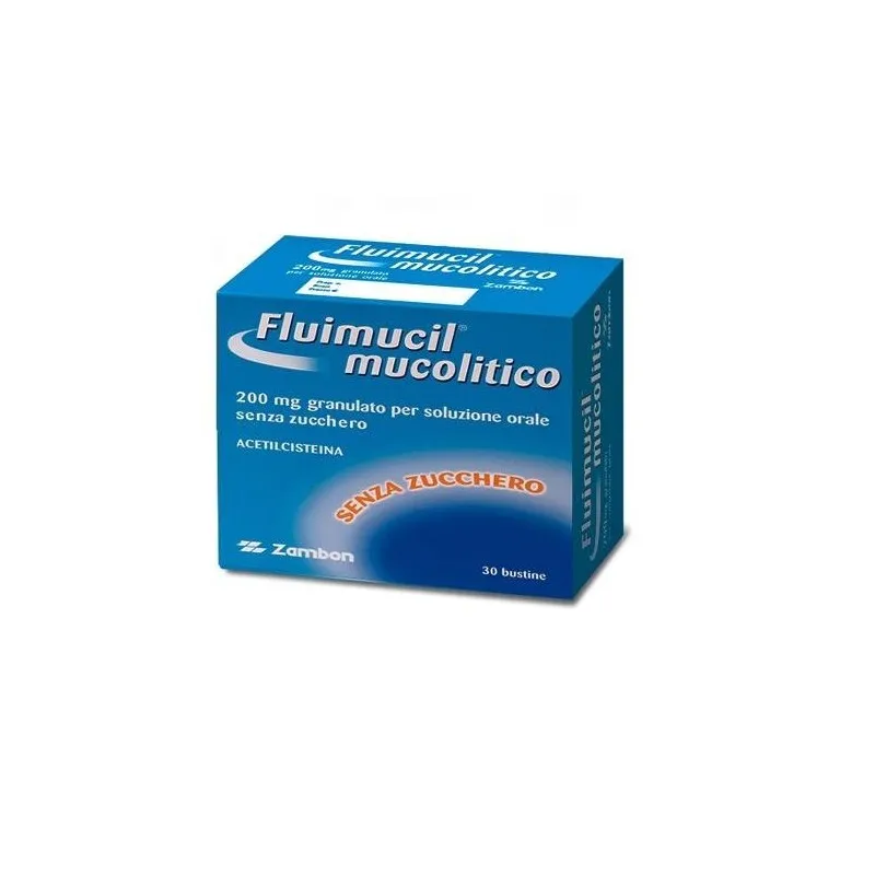 Fluimucil Solution Bucolytique Mucolytique 30 Sachets Sans Sucre 200 mg