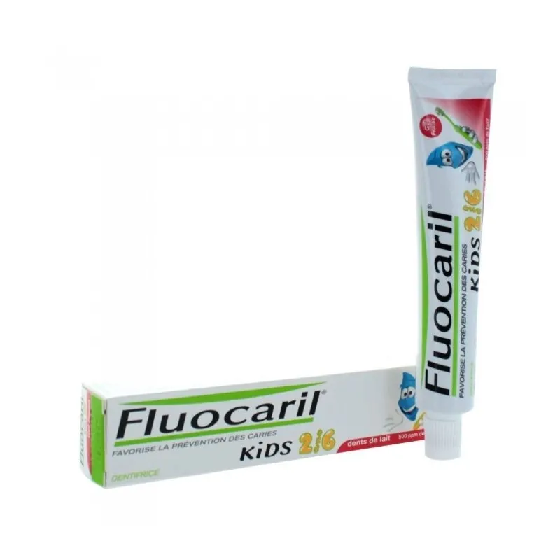 Fluocaril Kids Dentifrice Fraise 2-6 ans 50 ml | Nom de la...