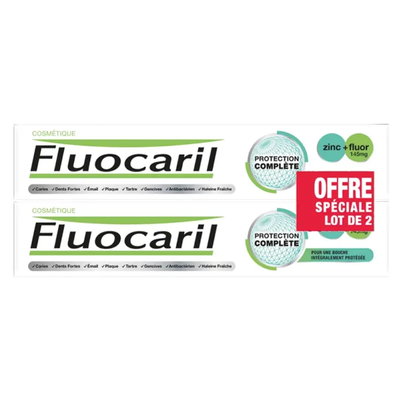 Labokapharma - Fluocaril Dentifrice Protection Complète lot de 2x75ml