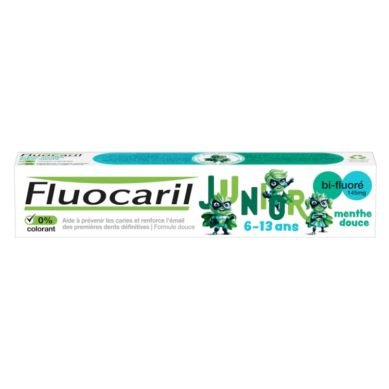 Labokapharma - Fluocaril Junior Dentifrice 6-13 ans menthe douce 75ml