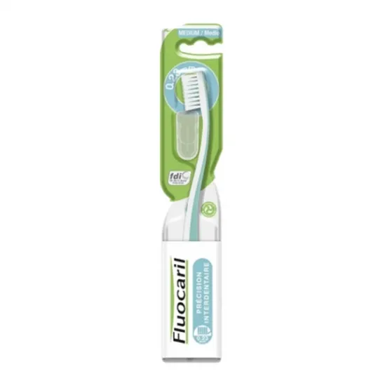 Labokapharma - Fluocaril Précision Interdentaire brosse à dents Médium 0,23mm