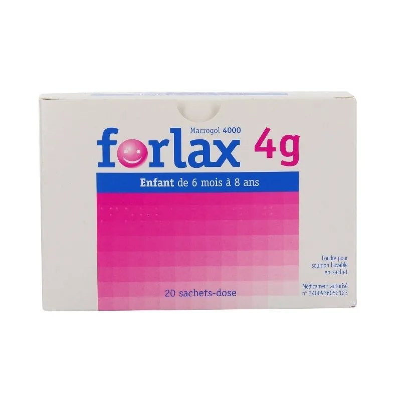FORLAX 4 g poudre pour solution buvable en saché | Nom de la...