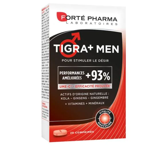Tigra men + énergie Forte Pharma - boîte de 28 comprimés