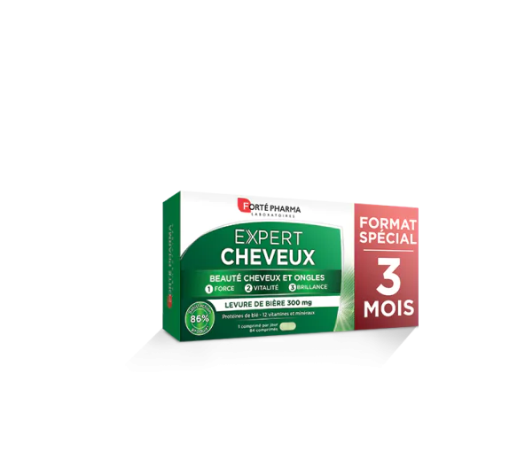 Expert cheveux Forté pharma - boîte de 84 comprimés