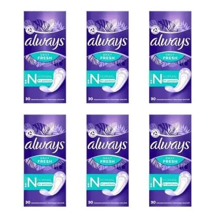 Always Daily Fresh Normal 0% 30 Count Unisexe