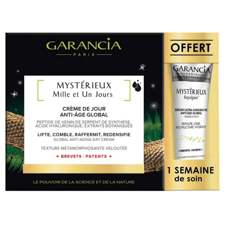 GARANCIA MYSTERIEUX MILLE ET UN JOURS CREME JOUR 30ML + SERUM REPULPANT 5ML