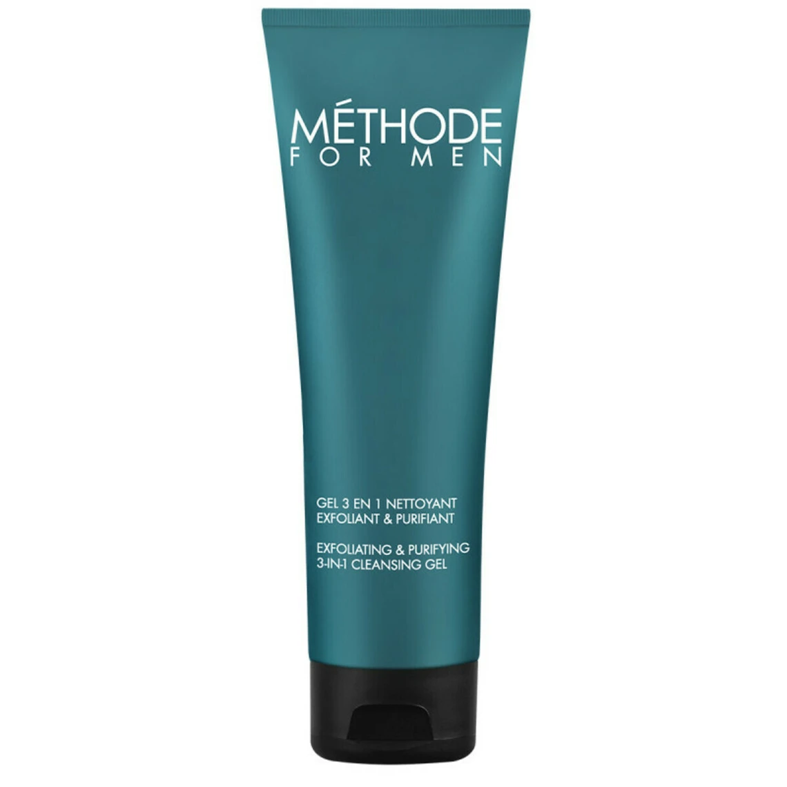 Méthode For Men - Gel 3 En 1 Nettoyant Exfoliant & Purifiant 125 ml