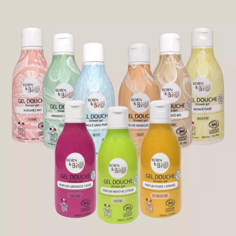 Gel Douche 300ml – Born to Bio | Nettoyant Quotidien Naturel & Respectueux