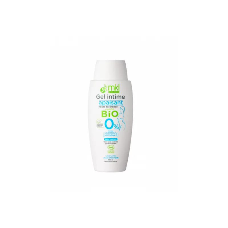 Achat Gel Intime Lavant Apaisant certifié BIO 100ml MKL Green Nature