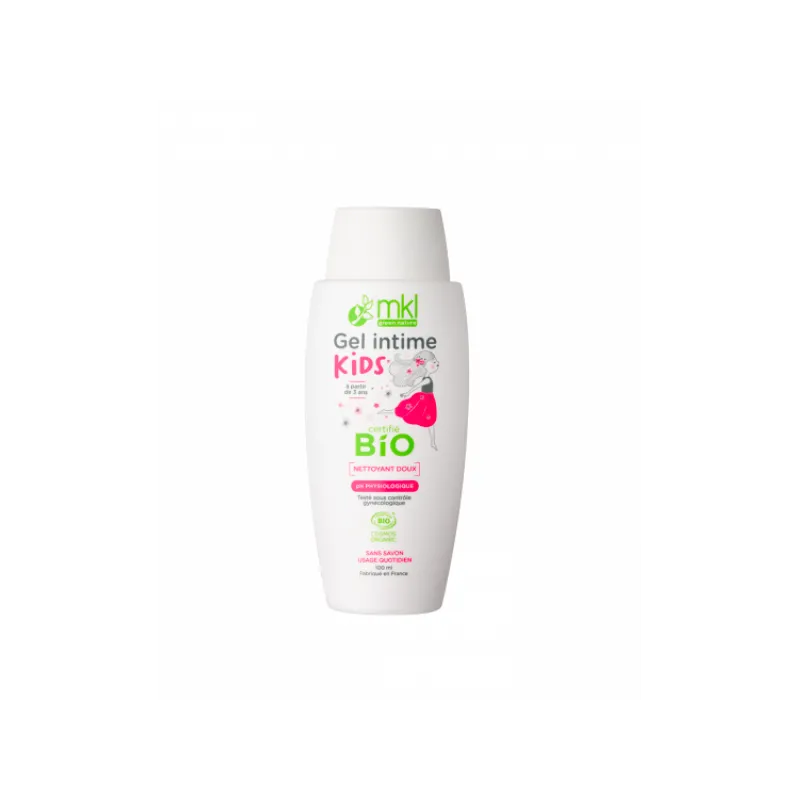 Achat Gel Intime lavant Doux Kids certifié BIO 100ml MKL Green Nature