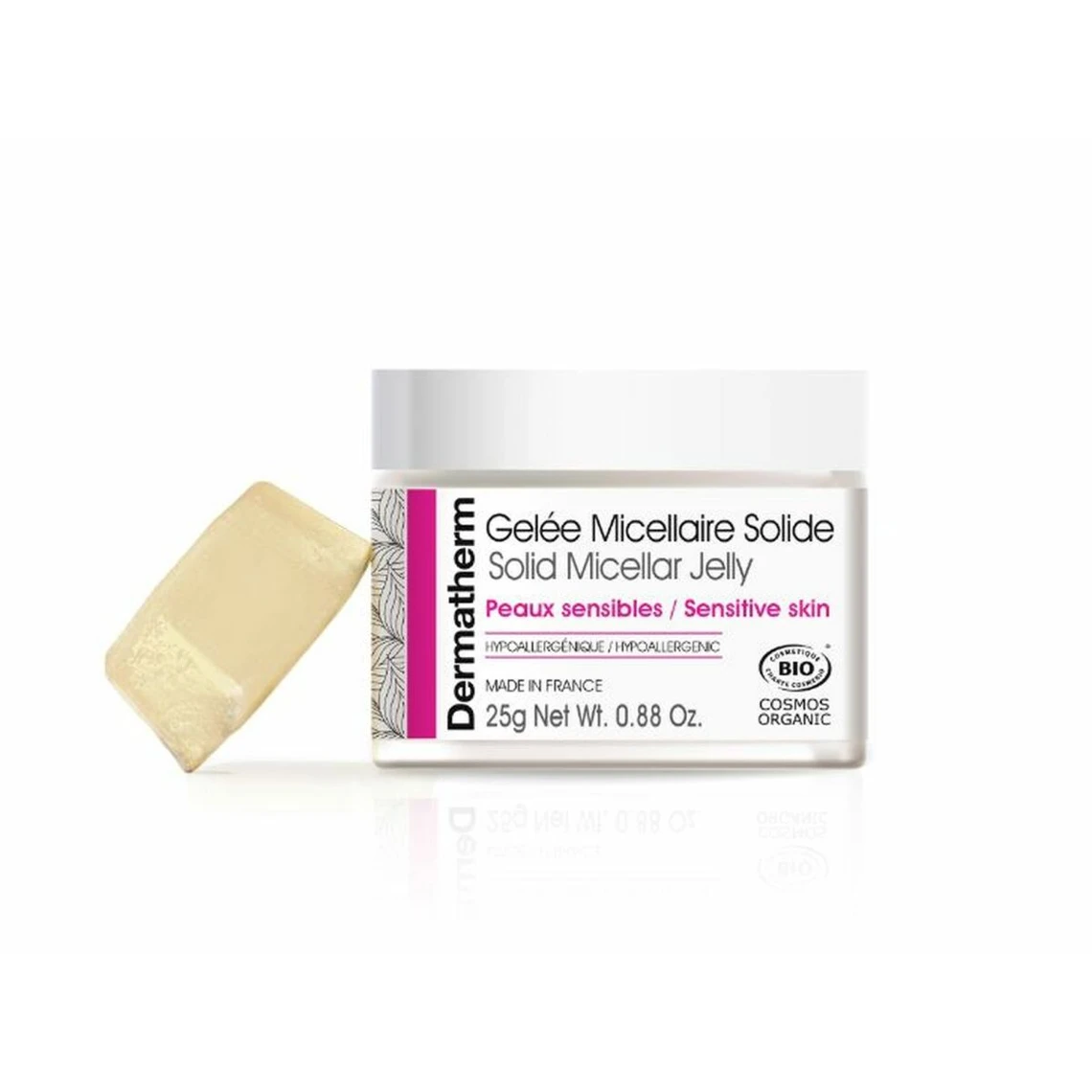 Gelée Micellaire Solide Pour Peaux Sensibles Dermatherm 25g 25 ml