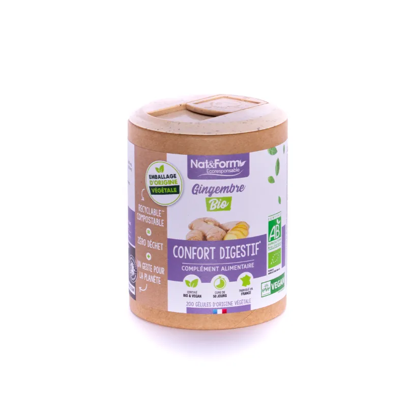 Acaht Complément alimentaire Gingembre Bio de Nat&Form