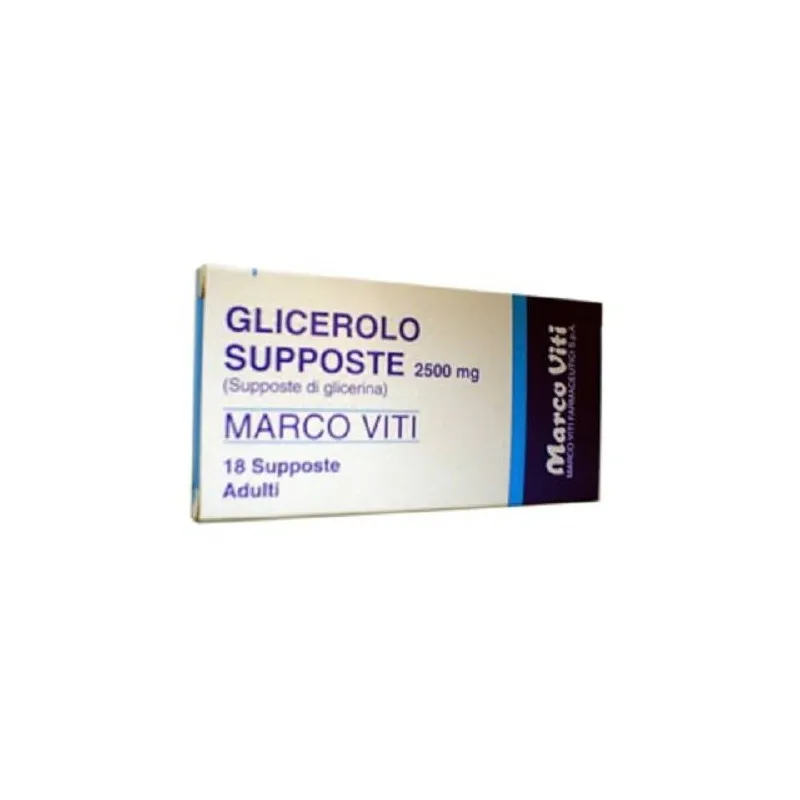 Glycérol Marco Viti 18 Suppositoires Adultes 2250 Mg