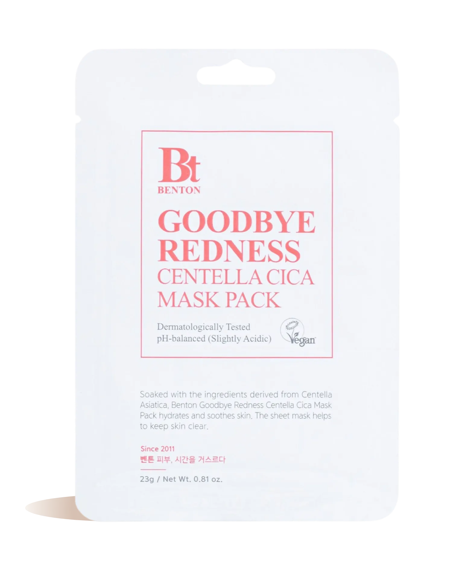 Goodbye Redness Centella Mask