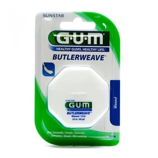 GUM Butlerweave 1155 fil dentaire ciré 55m - MyHappyPara