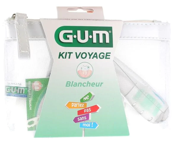 Kit de voyage blancheur Gum - 1 kit voyage