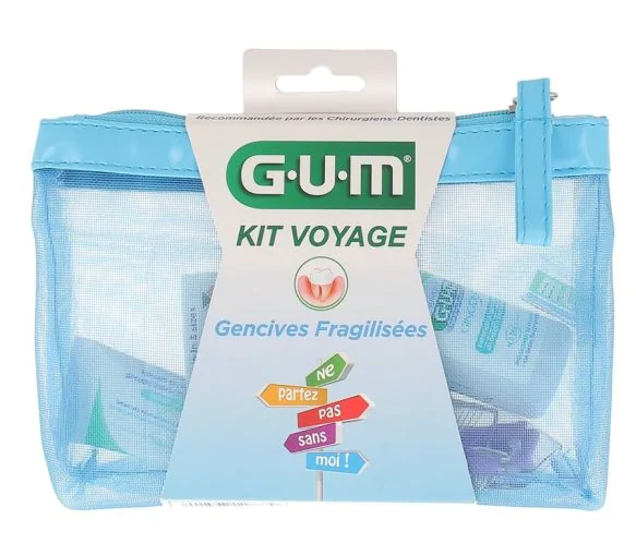 Kit de voyage gencives fragilisées Gum - 1 kit voyage
