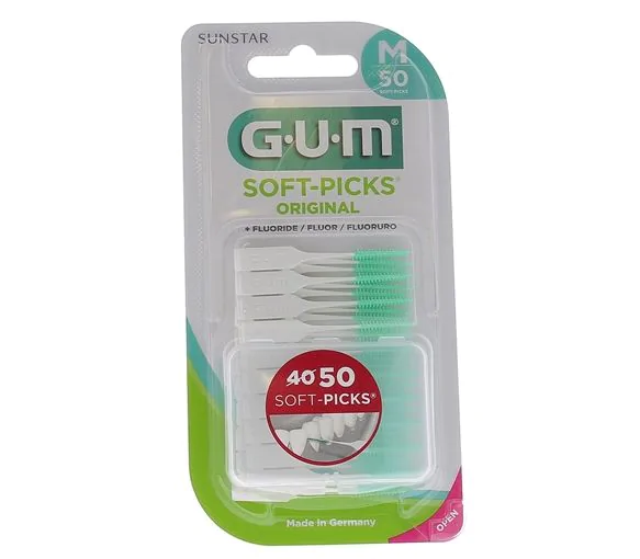 Brossettes interdentaires soft-picks jetable régular Gum - 50 brossettes