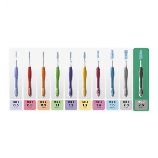 Gum Trav-Ler 10 brossettes interdentaires - MyHappyPara