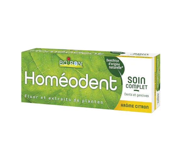 Homéodent dentifrice soin complet dents et gencives goût citron - tube de 75 ml