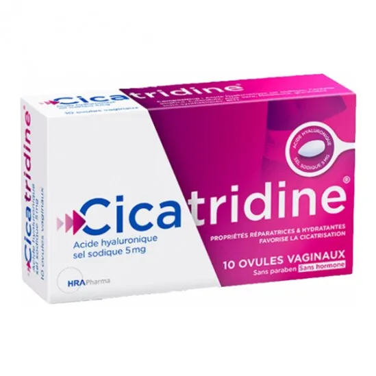 Cicatridine ovules vaginaux