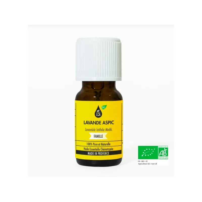 Achat Huile Essentielle Lavande Aspic Bio de LCA Aroma au meilleur prix