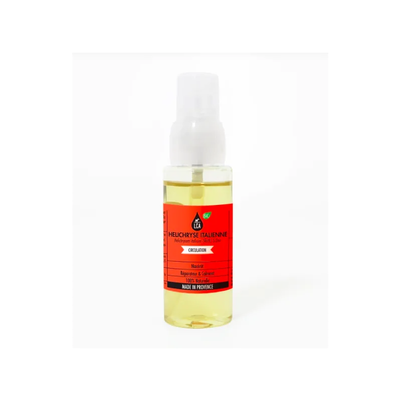 Achat Huile Végétale Hélichryse Italienne Immortelle Bio de LCA Aroma