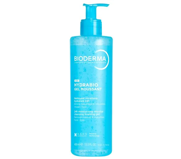 Hydrabio gel moussant Bioderma - flacon-pompe de 400ml
