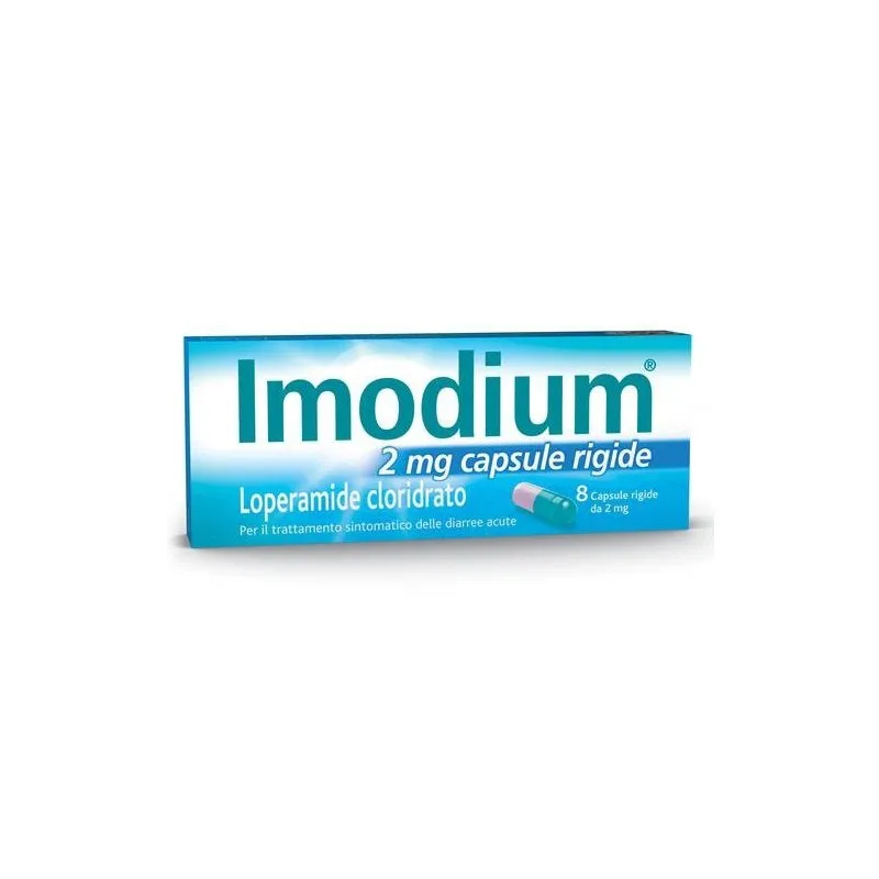 Imodium 2 Mg Lopéramide Antidiarrhéique 8 Gélules