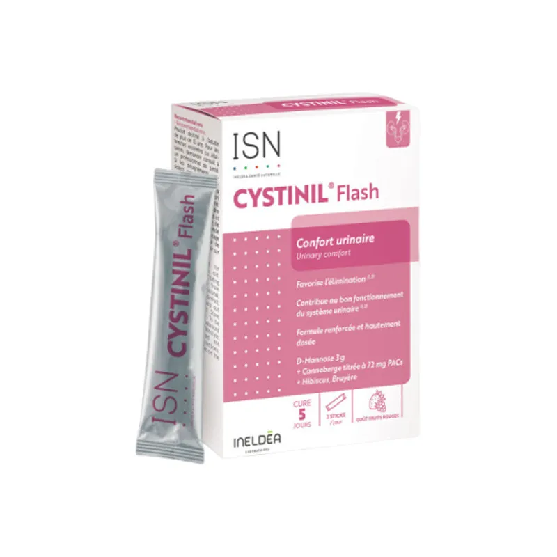 Labokapharma - Ineldéa Santé Naturelle Cystinil Flash Confort urinaire 10 sticks