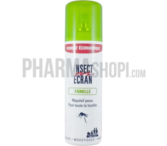 Spray répulsif anti-moustiques famille Insect écran - Spray 200 ml