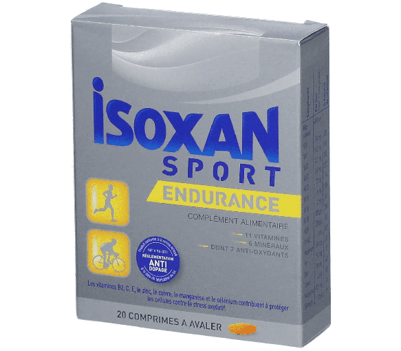 Isoxan Sport endurance préparation et récupération - boîte de 20 comprimés